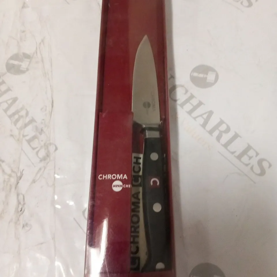 BRAND NEW BOXED CHROMA JAPAN CHEF J01 9CM PARING KNIFE