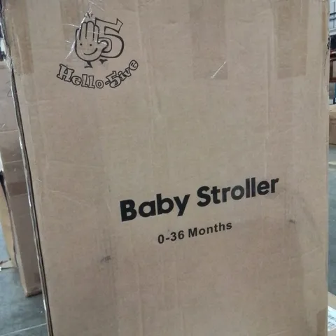 BOXED HELLO-5IVE BABY STROLLER -GREY-