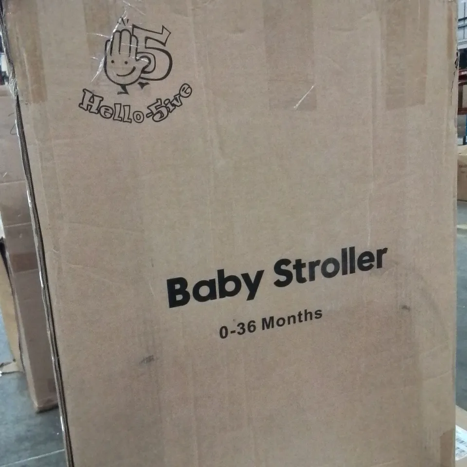 BOXED HELLO-5IVE BABY STROLLER -GREY-