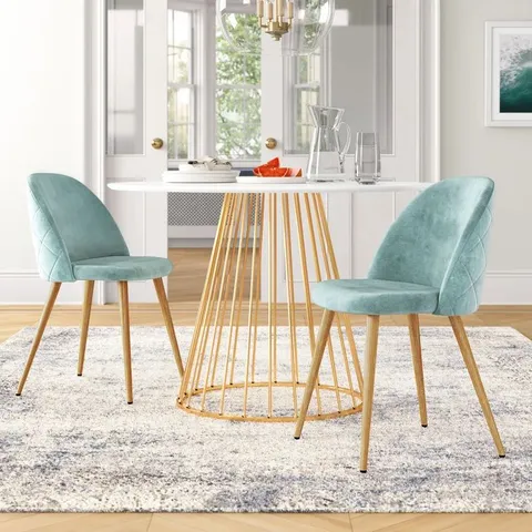 BOXED DUNGORBERY SIDE CHAIR (SET OF 2, 1 BOX)