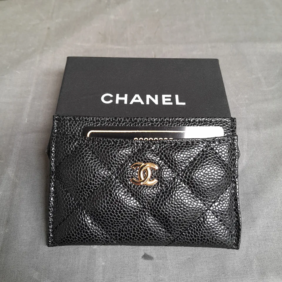 CHANEL FAUX LEATHER WALLET 
