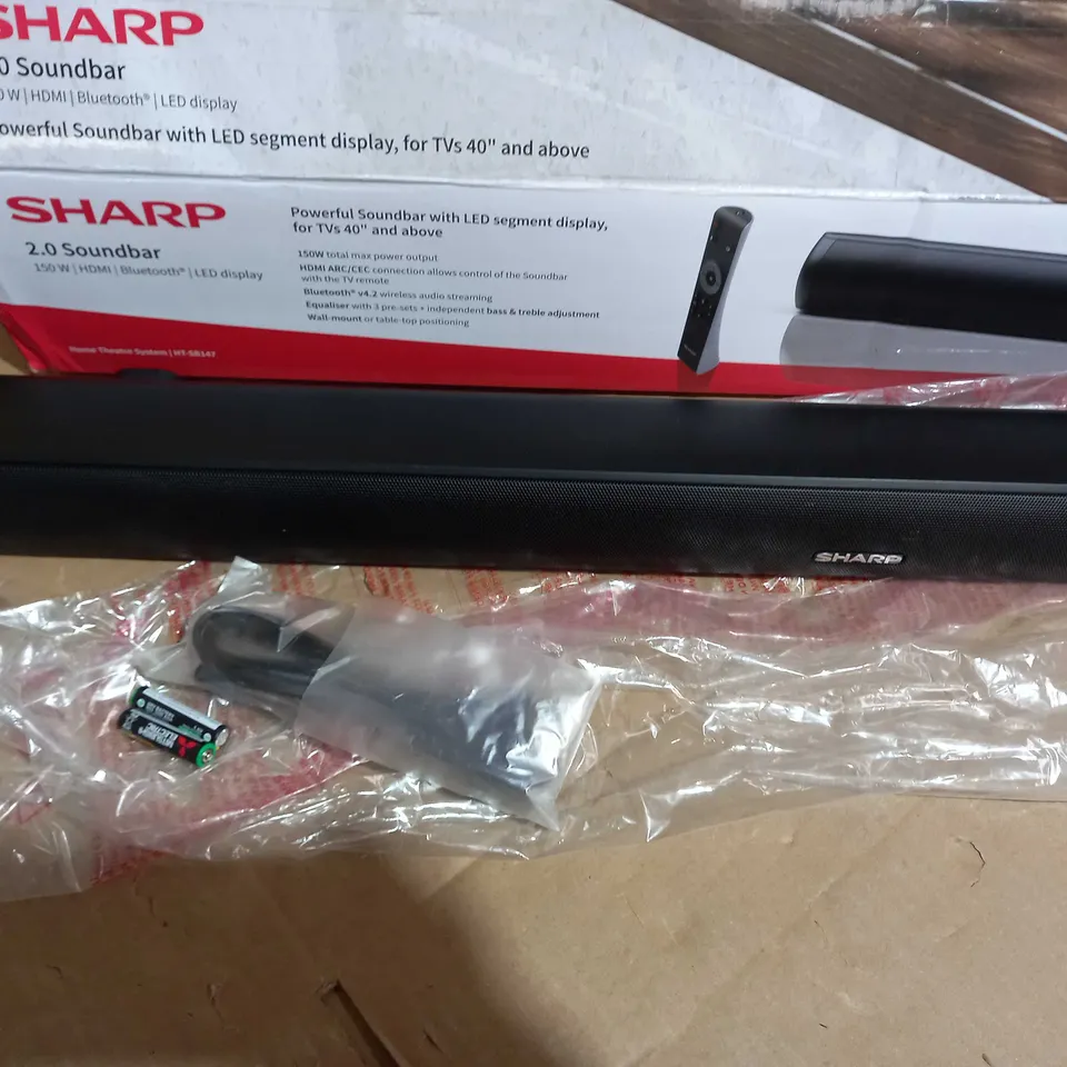 BOXED SHARP 2.0 SOUNDBAR