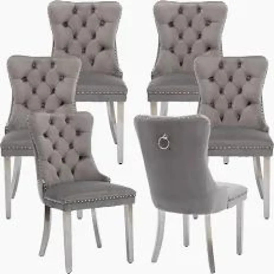 BOXED DELAFIELD LUX KITCHEN DINING CHAIRS (SET OF 4) - BLACK (2 BOXES)