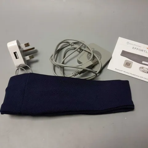 SLEEPPHONES EFFORTLESS WIRELESS HEADPHONES (NAVY) - SIZE SMALL