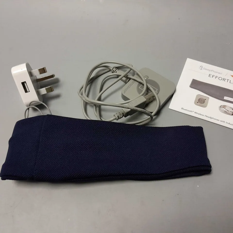 SLEEPPHONES EFFORTLESS WIRELESS HEADPHONES (NAVY) - SIZE SMALL