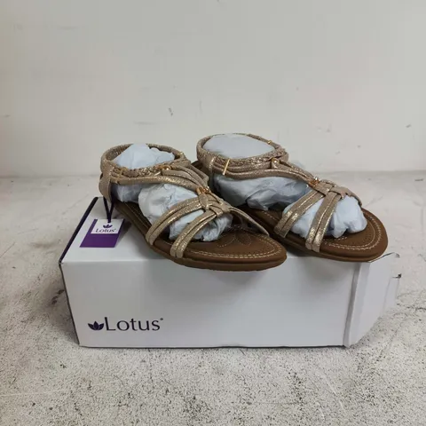 LOTUS WOMEN'S GLITTER STRAPPY SANDALS β UK 8