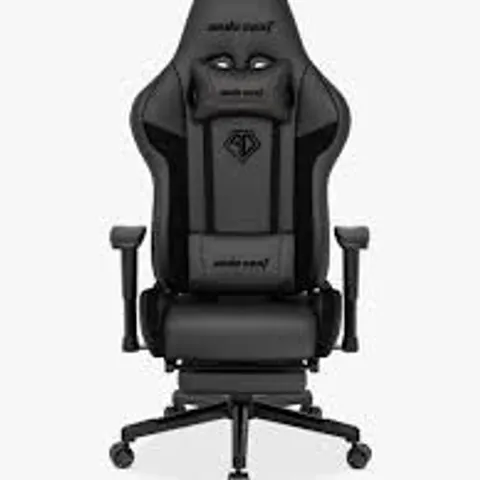 BOXED ANDASEAT JUNGLE 2 GAMING CHAIR - BLACK (1 BOX)