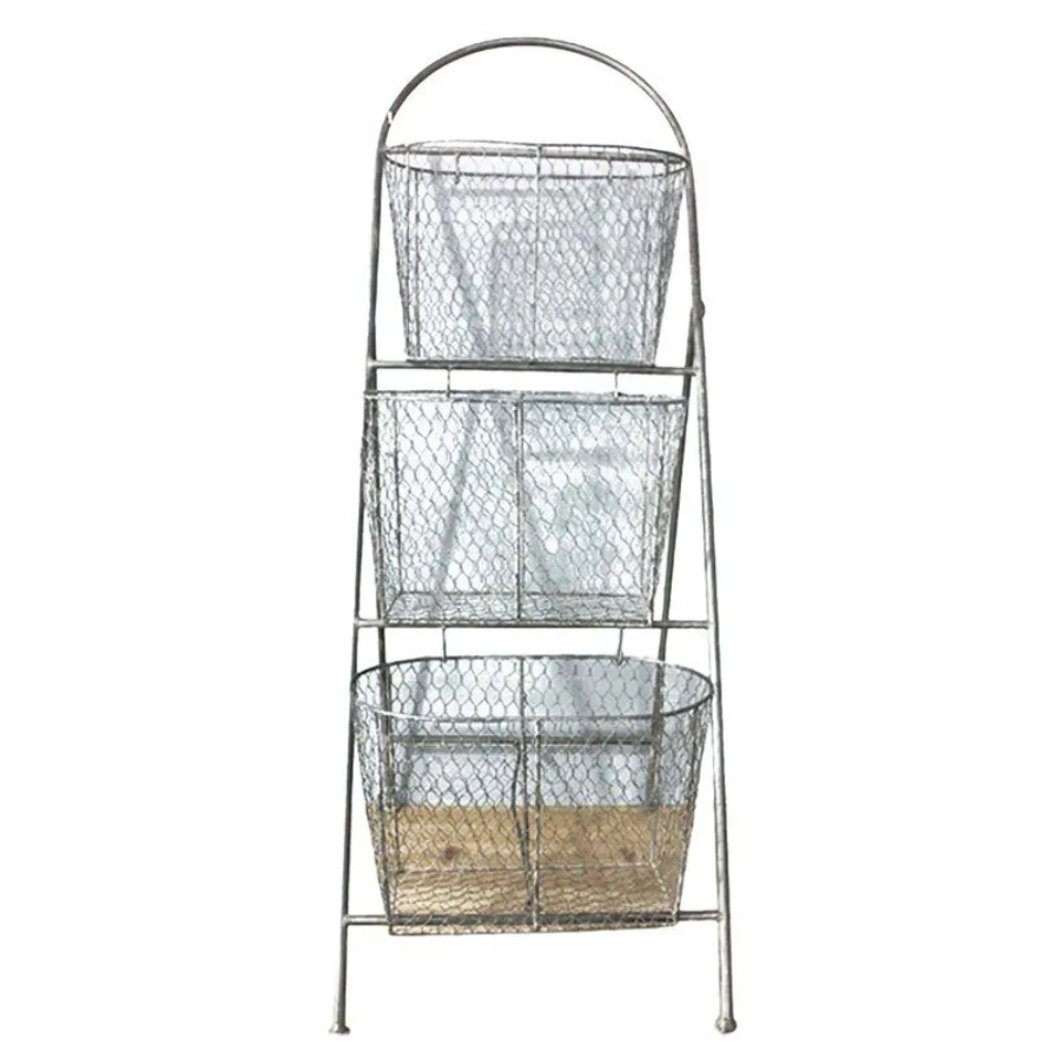3 PIECE WIRE BASKET SET