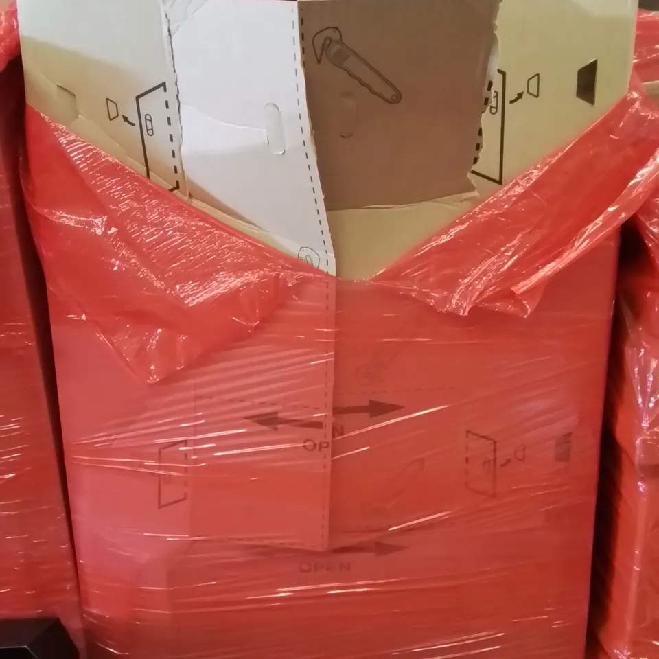 PALLET CONTAINING ASSORTED PRODUCTS INCLUDING PAPER SHREDDER, RADIANT HEATER, SHIATSU FOOT MASSAGER & ELECTRIC FAN HEATER