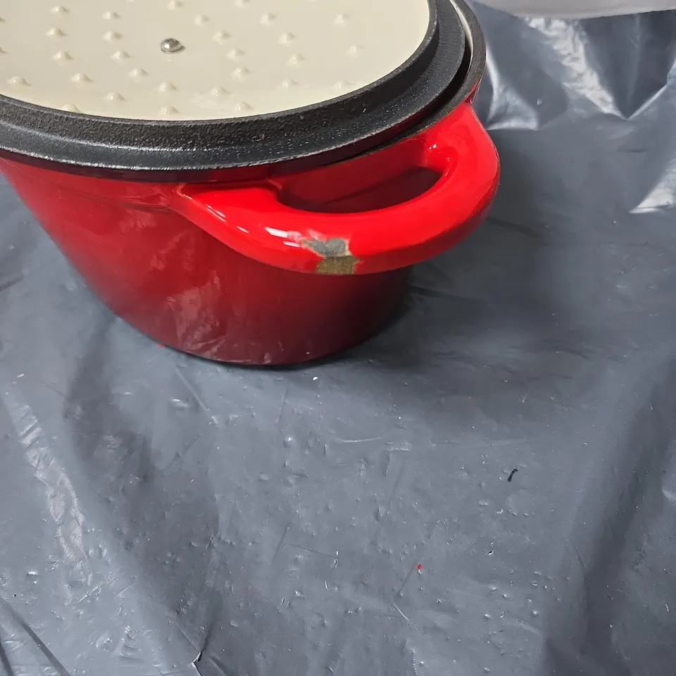 SUNNEX RED CAST IRON COOKWARE