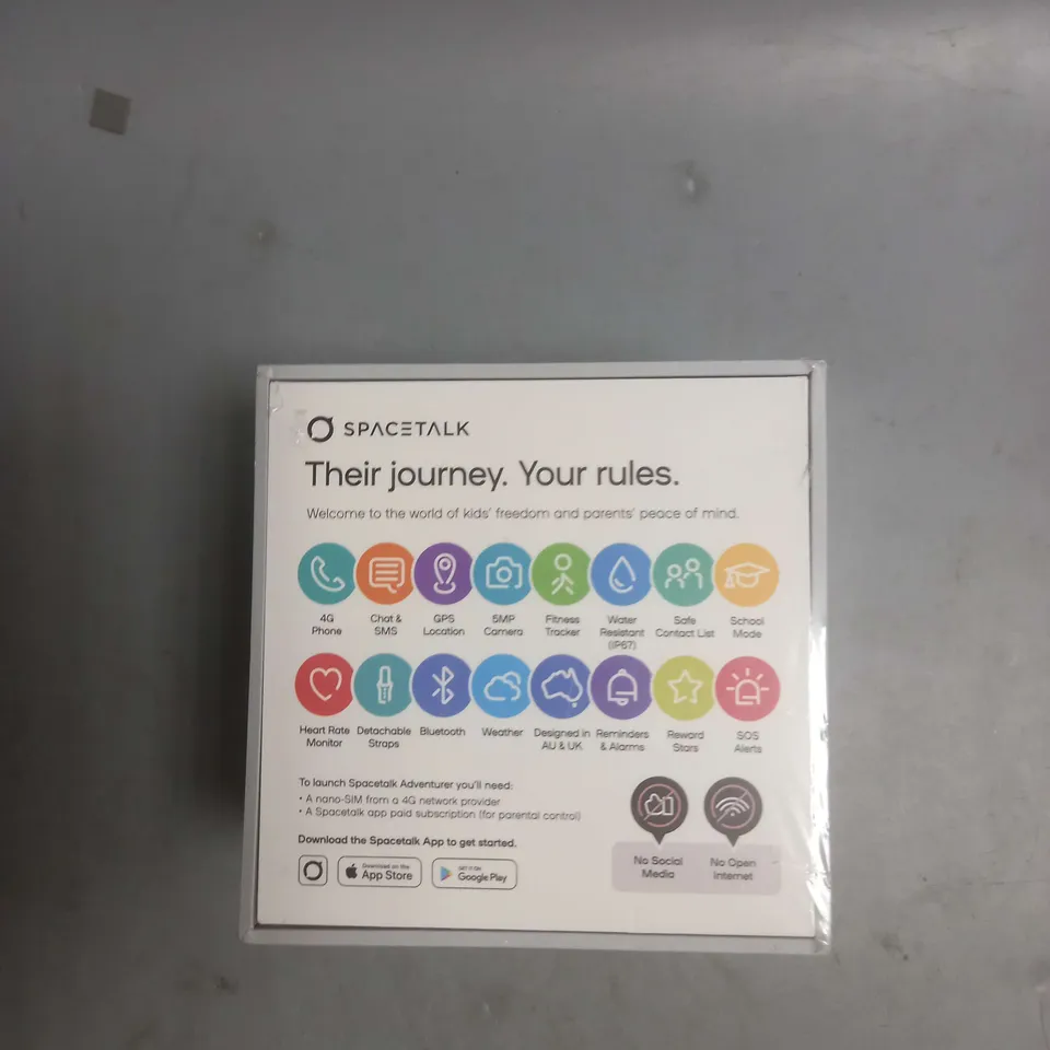 BOXED AND SEALED SPACETALK ADVENTURER SMART WATCH FOR KIDS 5+