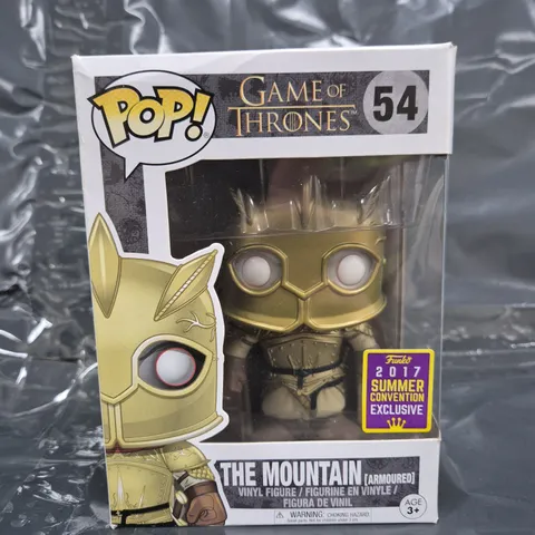 FUNKO POP - GAME OF THRONES (54) - THE MOUNTAIN (ARMOURED) COLLECTIBLE VINYL FIGURE