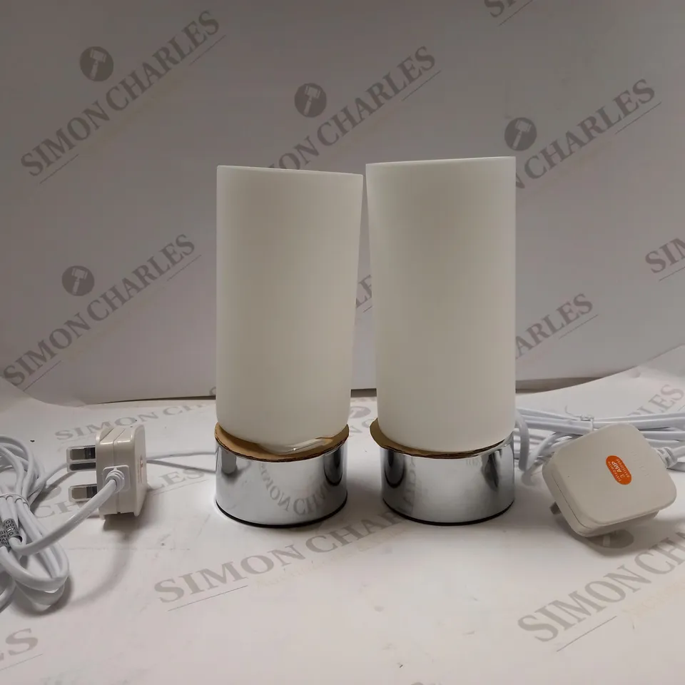 JOHN LEWIS CARA SET OF 2 TOUCH LAMP