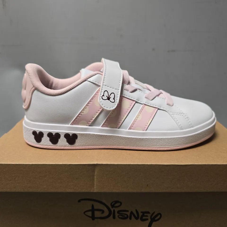 BOXED ADIDAS / DISNEY GRAND COURT MINNIE KIDS SHOE - UK 13 KIDS