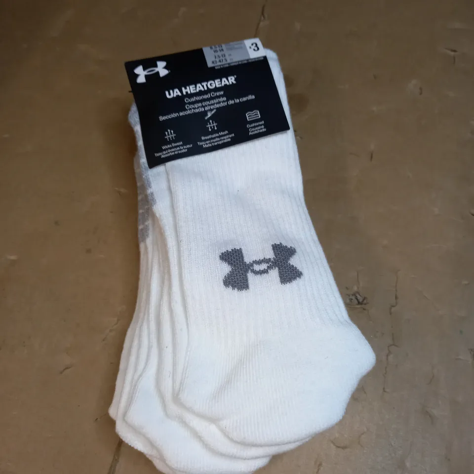 UNDER ARMOUR UA HEATGEAR ANKLE SOCKS 
