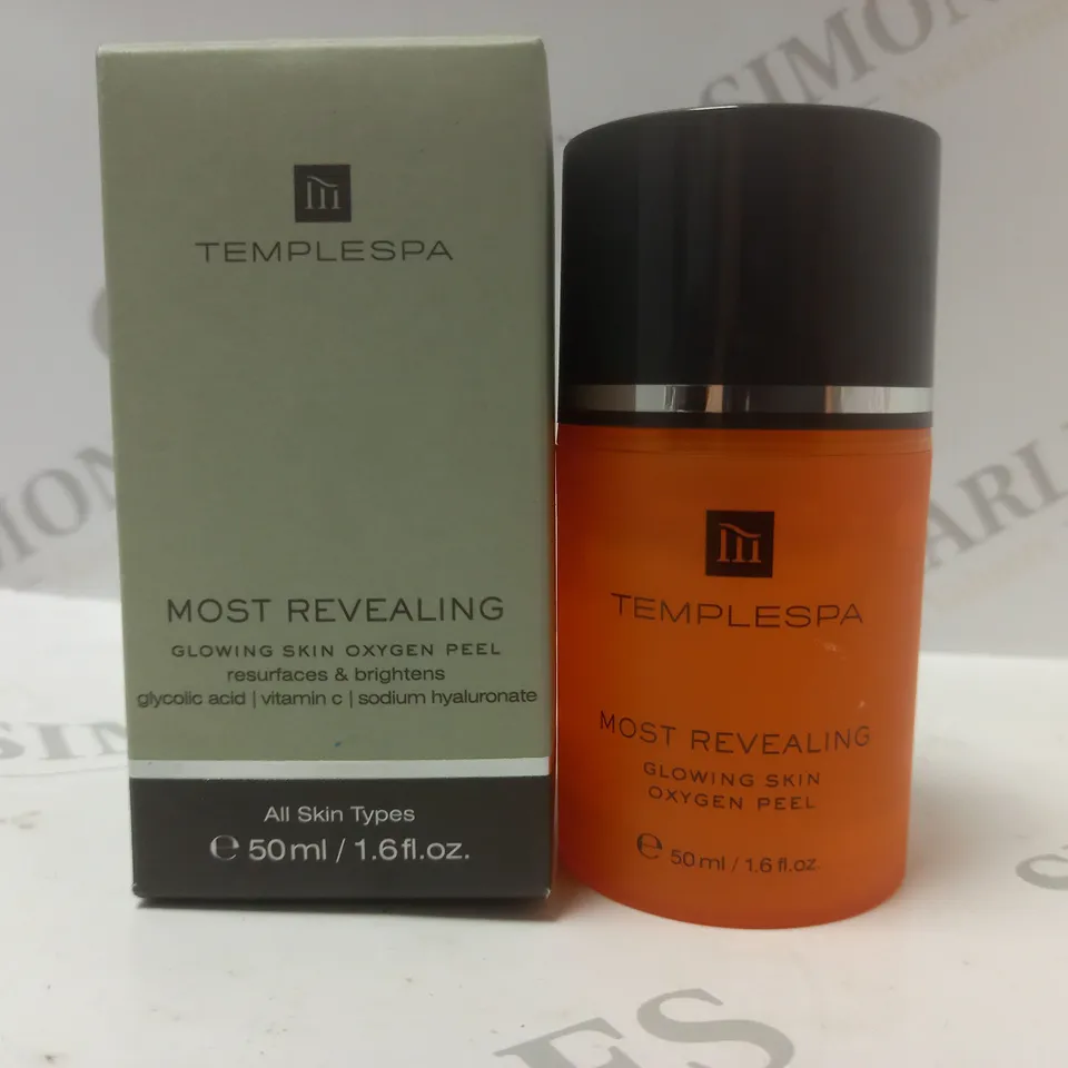 BOXED TEMPLE SPA MOST REVEALING GLOWING SKIN OXYGEN PEEL (50ml)