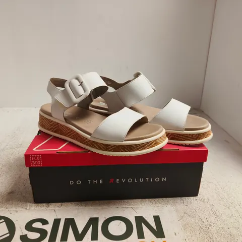 RIEKER WHITE SANDALS β WOMEN'S, UK 7.5 (EU 41) β SIZE 41
