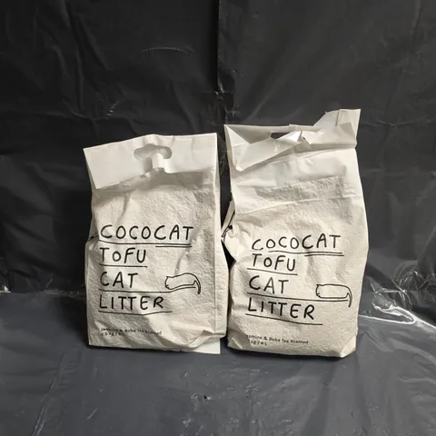 COCOCAT TOFU CAT LITTER – JASMINE & BOBA TEA SCENTED, 2 X 2.5 KG