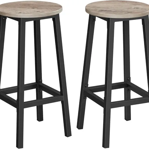 BOXED VASAGLE BAR STOOLS SET OF 2