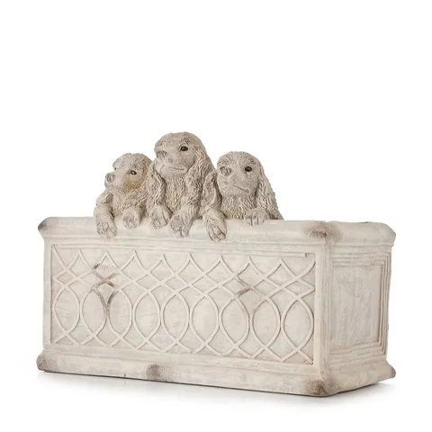 OUTLET MY GARDEN STORIES POODLE TROUGH PLANTER