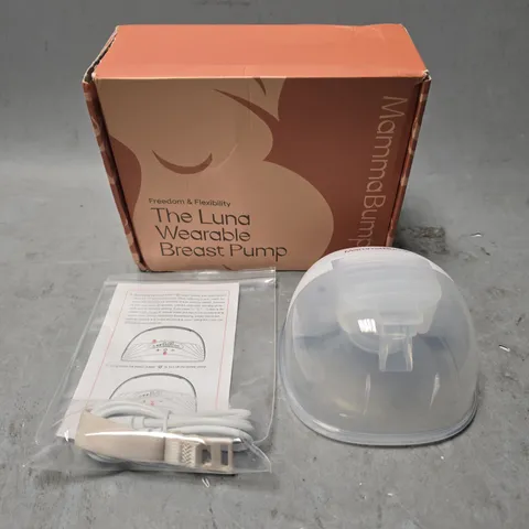 BOXED MAMMA BUMP LUNA WEARABLE BREAST PUMP 