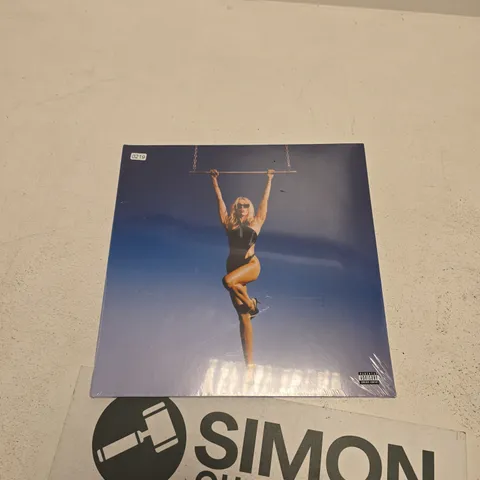 COLUMBIA RECORDS MUSIC ALBUM –MILEY CYRUS ENDLESS SUMMER VACATION BLUE-TONED COVER, 12" LP, SHRINK-WRAPPED