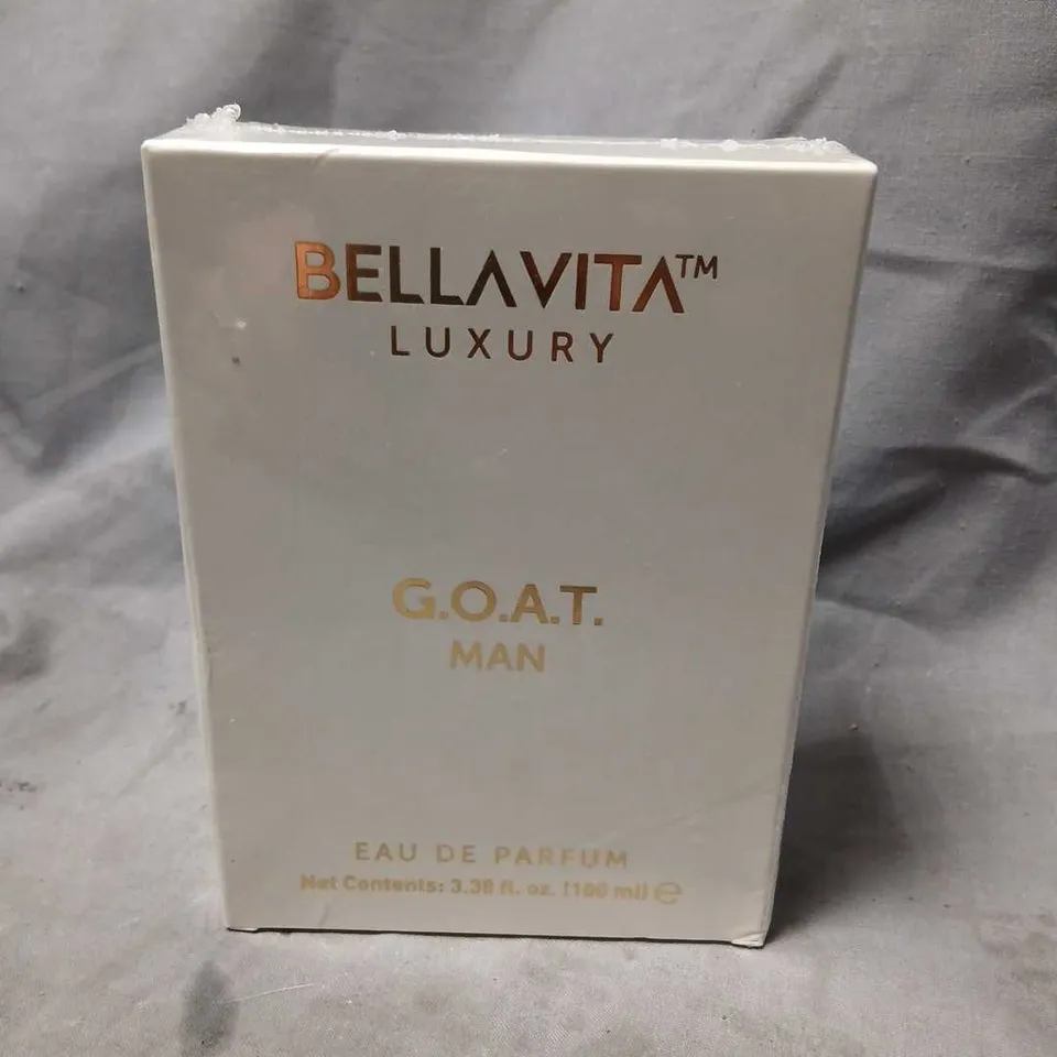 BOXED AND SEALED BELLAVITA LUXURY G.O.A.T. MAN EAU DE PARFUM 100ML