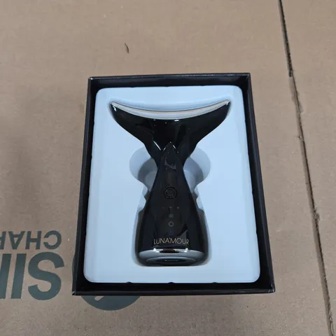 LUNA'MOUR NECKLITE - ANTI-AGING MICROCURRENT & 3 LED LIGHT THERAPY NECK DEVICE - BOXED