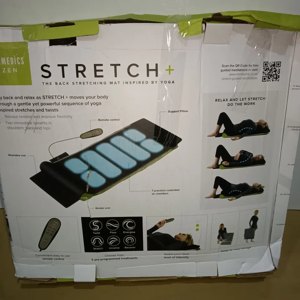 BOXED HOMEDICS STRETCH+ BACK STRETCHING MAT 