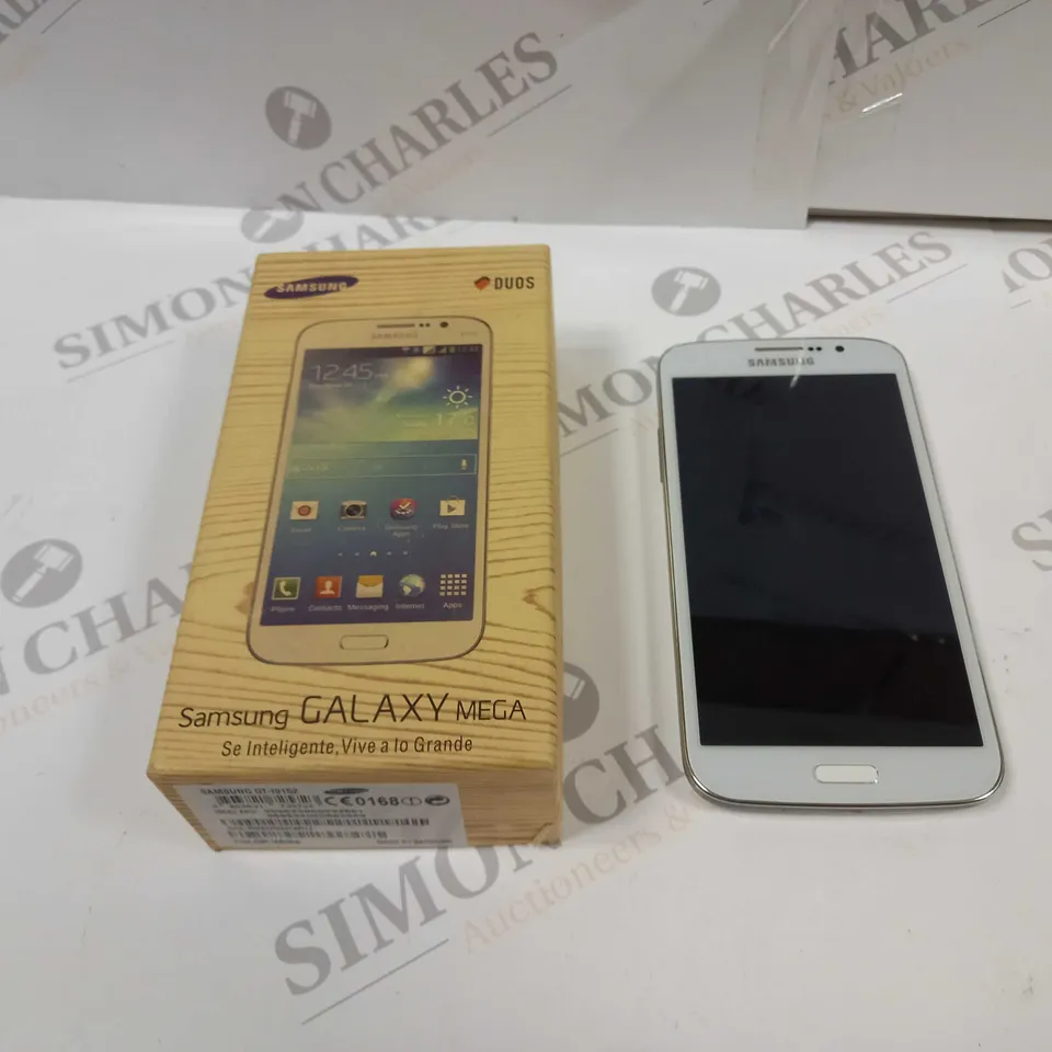 BOXED SAMSUNG GALAXY MEGA IN WHITE 