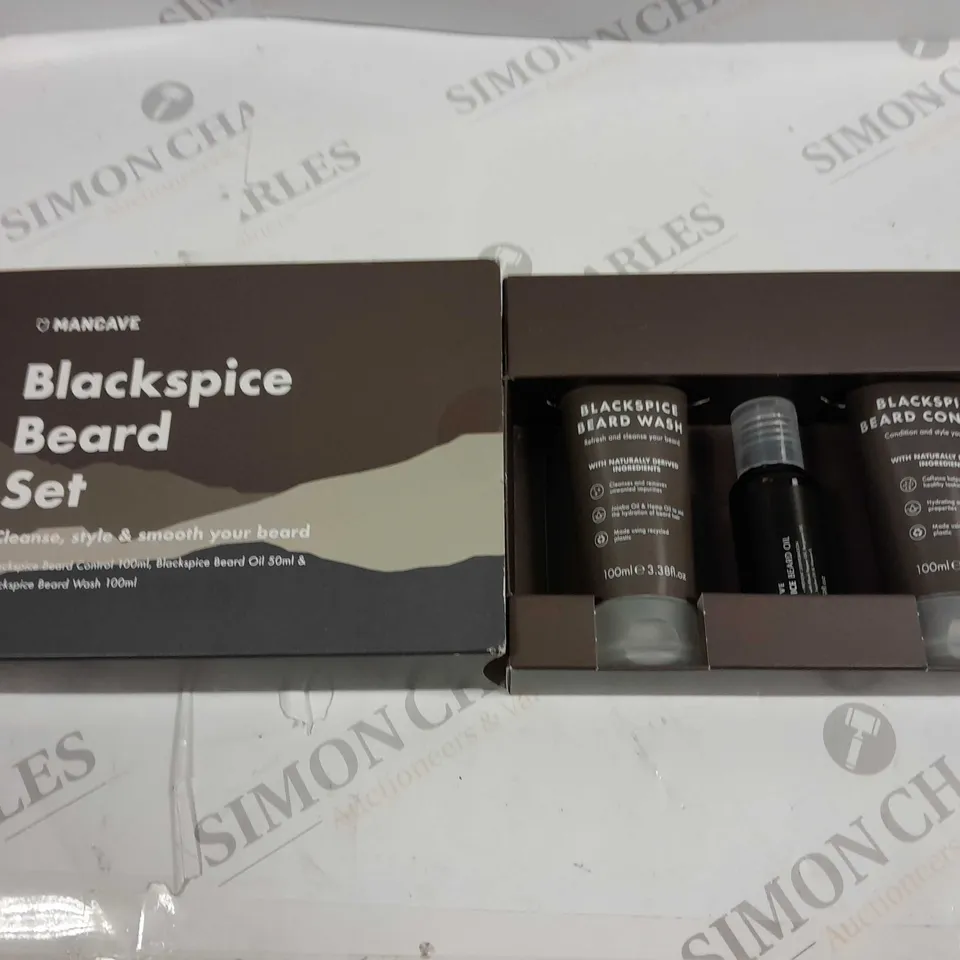 MANCAVE BLACKSPICE BEARD SET 