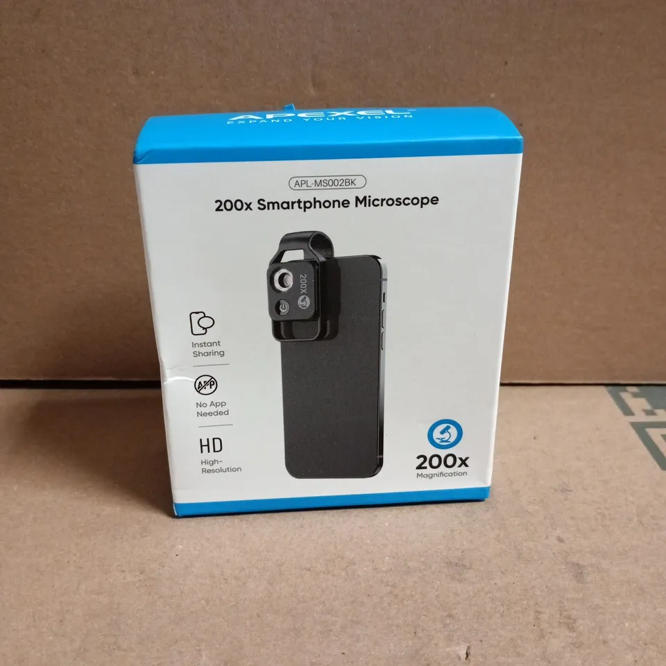 LOT OF 4 APEXEL 200X SMARTPHONE MICROSCOPES