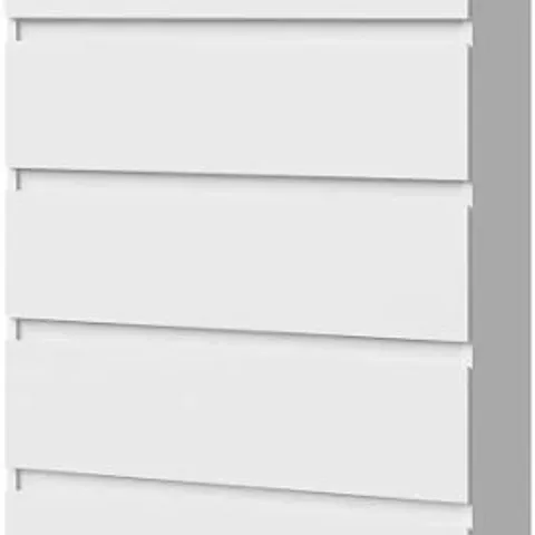 BOXED LISSON 5 DRAWER CHEST - WHITE (2 BOXES)