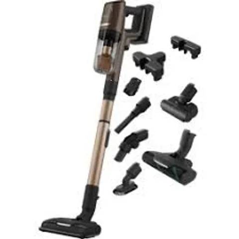 BOXED AEG ULTIMATE 8000 AP81A25ULT CORDLESS VACUUM CLEANER/AUTOMATIC / 5-STAGE FILTRATION/DIGITAL DISPLAY/PET HAIR, HARD FLOOR & MULTI FLOOR NOZZLE/3 LEVELS/BATTERY CHANGEABLE/ACCESSORIES/400 ML/BRONZ