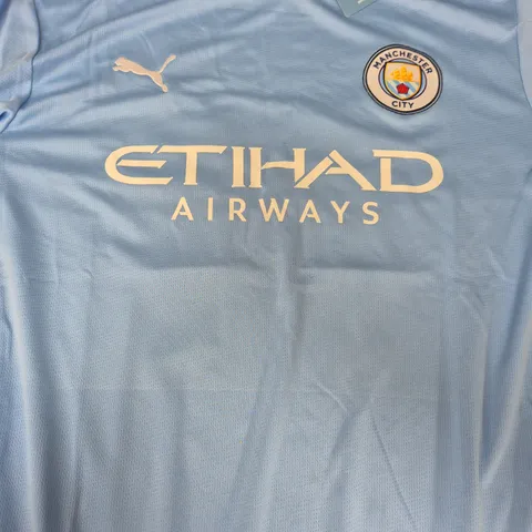 PUMA MANCHESTER CITY PERSONALISED JERSEY SIZE LARGE