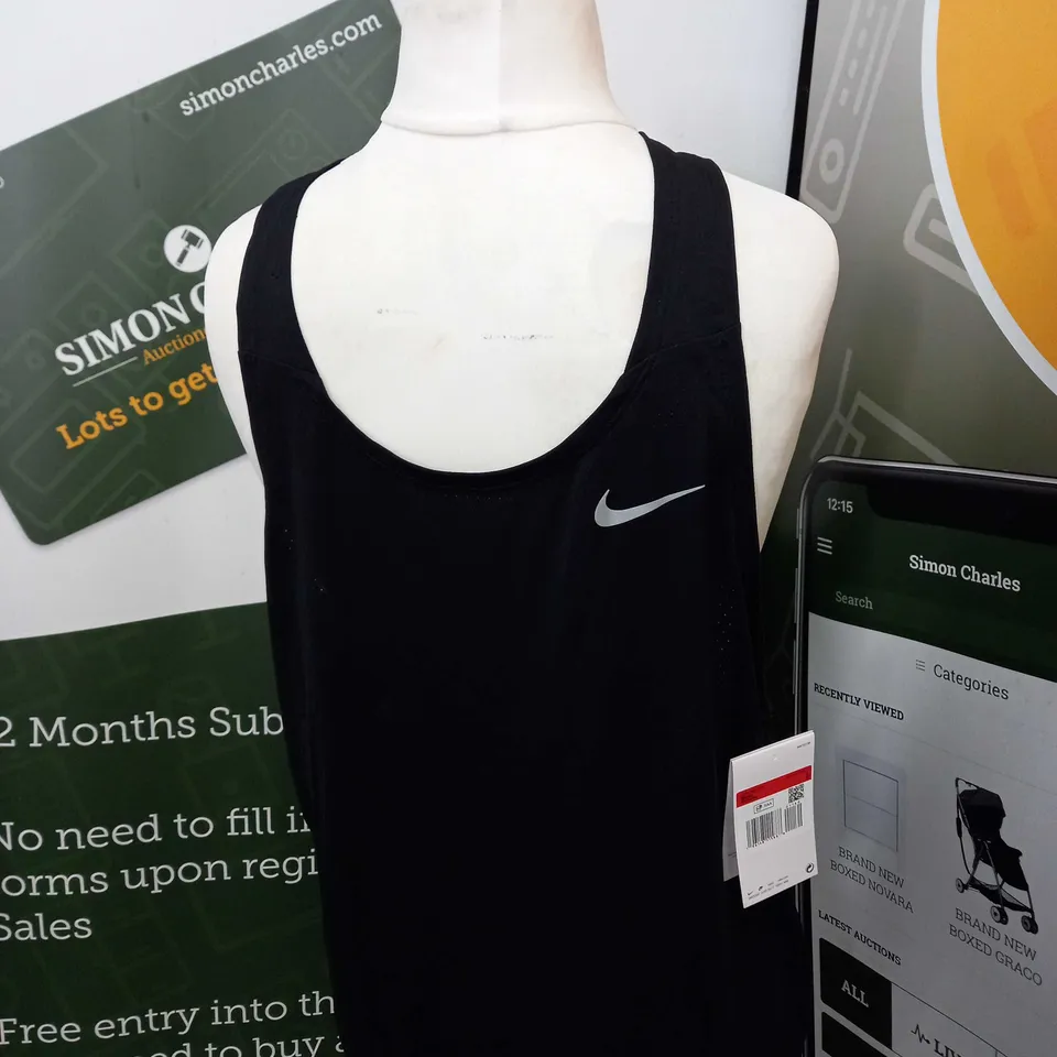 NIKE LOGO RUNNING VEST SIZE L