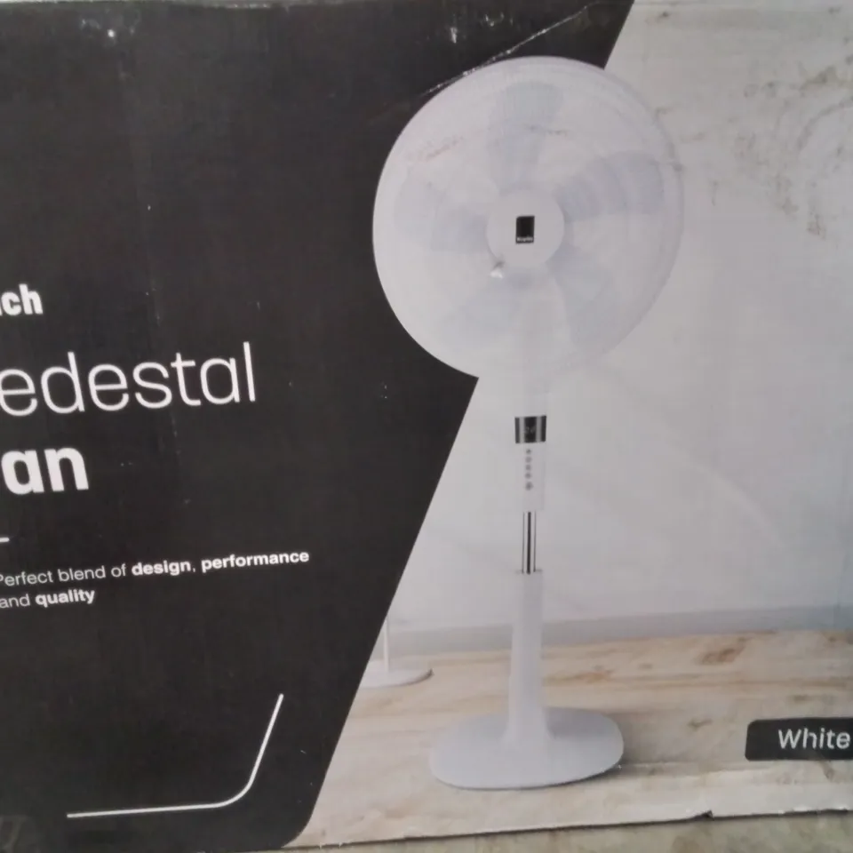 BOXED KEPLIN 16 INCH PEDESTAL FAN 