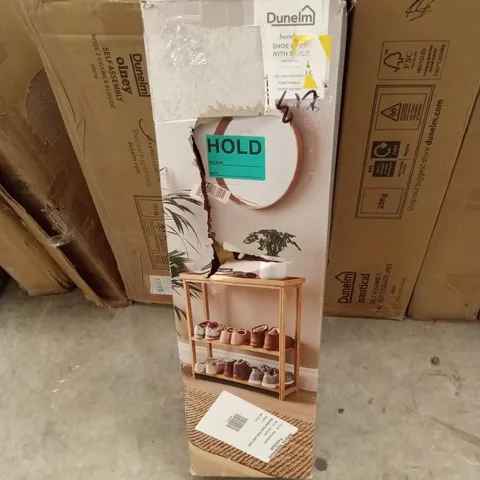 BOXED DUNELM SHOE RACK