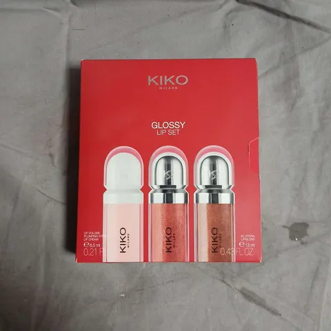 KIKO GLOSSY LIP SET 