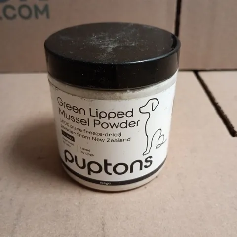 PUPTONS GREEN LIPPED MUSSEL POWDER – DOG SUPPLEMENT, 100G