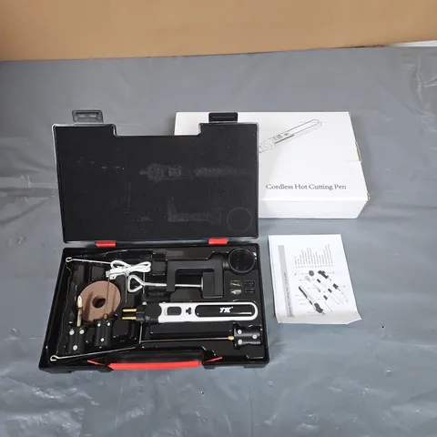 CORDLESS HOT CUTTING PEN CRAFT TOOL WITH ACCESSORIES KIT IN CASE