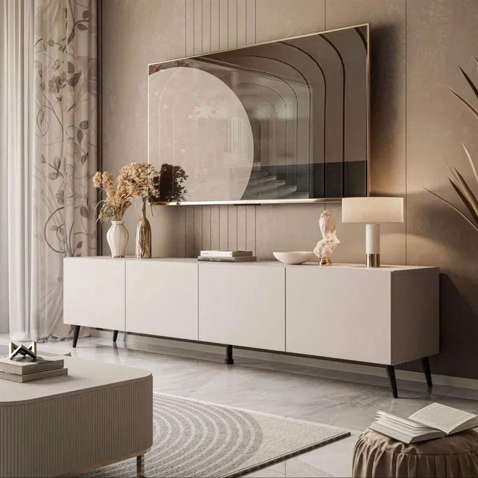 BOXED TV-LOWBOARD NAOMI FOR TVS UP TO 75" (3 BOXES)