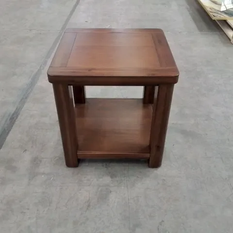 SOLID WOOD DARK BROWN COFFEE TABLE