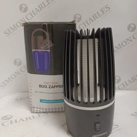 ELECTRIC BUG ZAPPER WITH RECHARGEABLE BATTERY