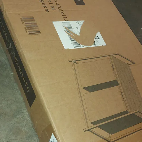 BOXED NEO SINGLE TIER LAUNDRY UNIT - WHITE