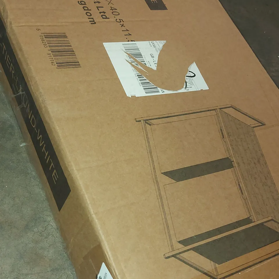 BOXED NEO SINGLE TIER LAUNDRY UNIT - WHITE
