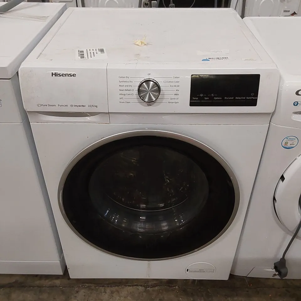 HISENSE WDQY1014EVJM FREESTANDING FRONT LOAD 10KG WASHER DRYER