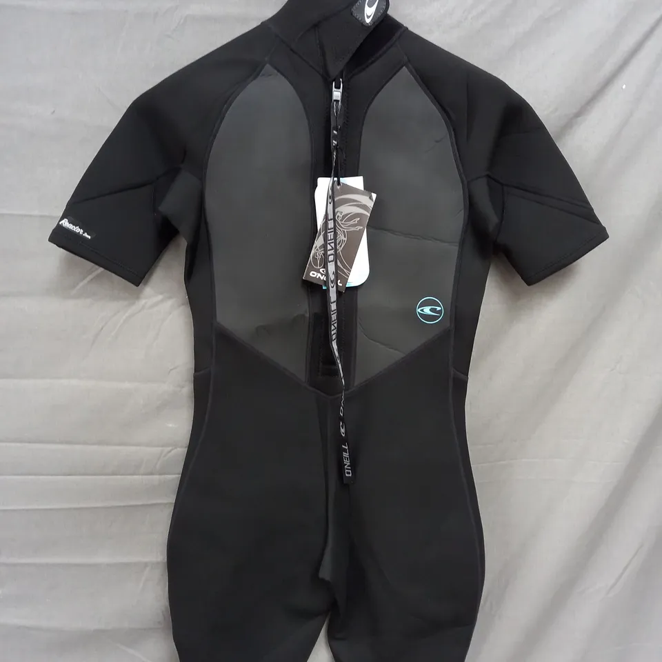 O'NEILL REACTOR-2 2MM BACK ZIP WETSUIT IN BLACK SIZE 14