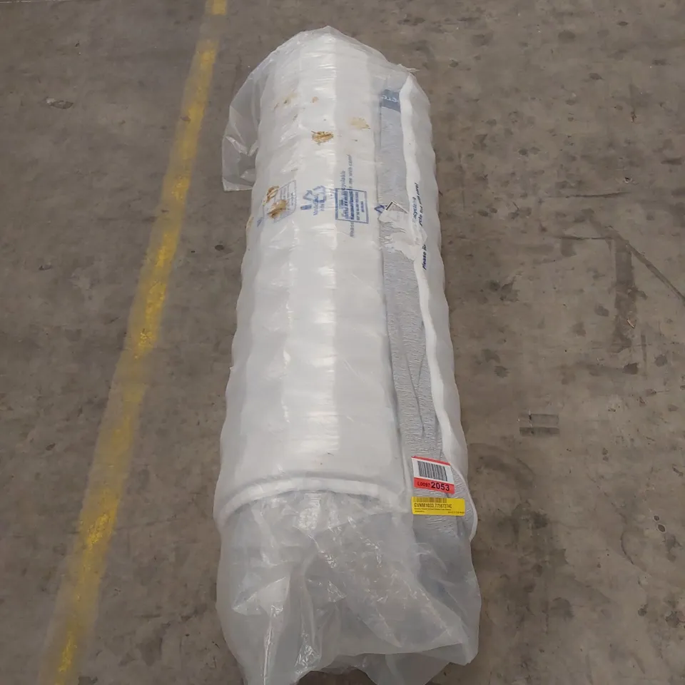 QUALITY BAGGED AND ROLLED 4' SMALL DOUBLE SERENITY HYBRID COIL AND MEMORY FOAM MATTRESS