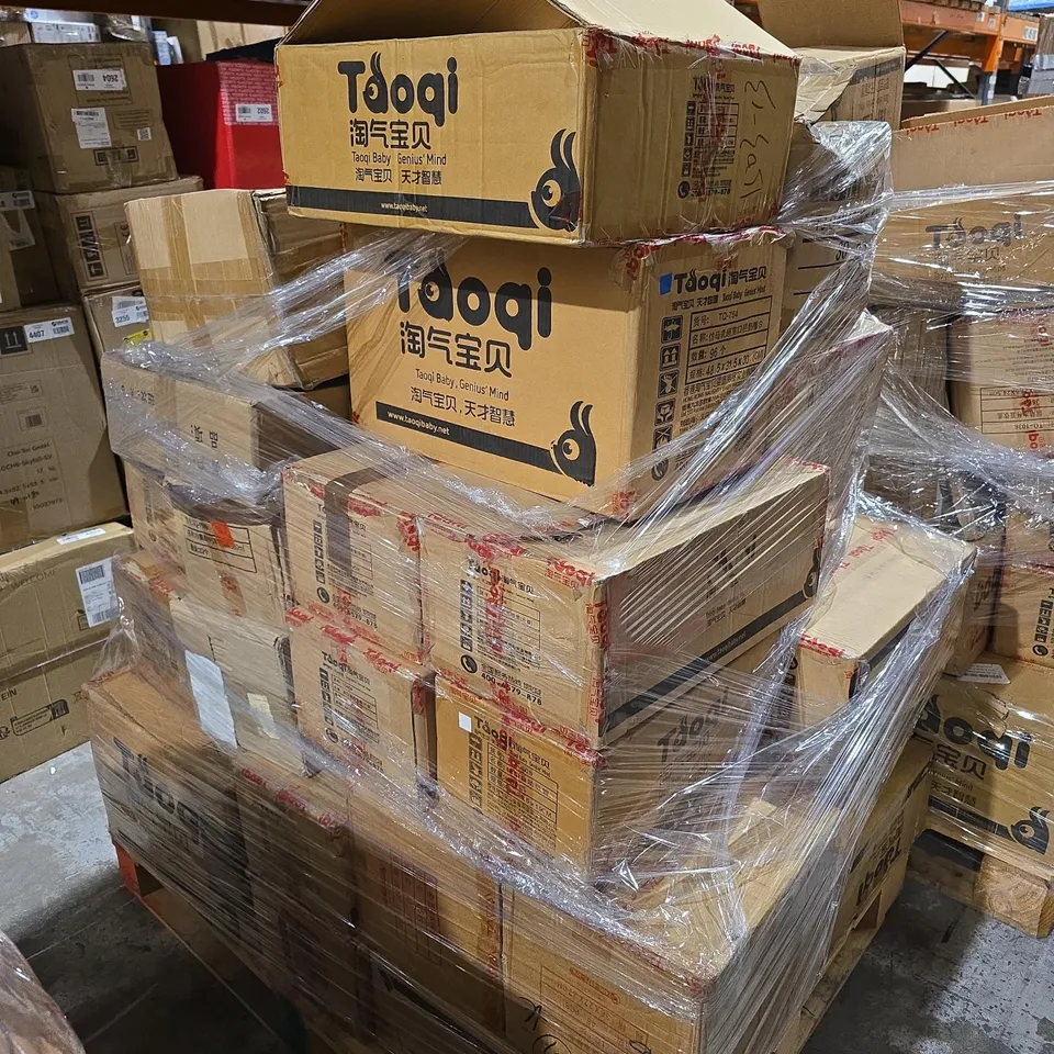 PALLET OF APPROXIMATELY 20 BOXES OF ASSORTED BABY PRODUCTS INCLUDING BABY MEDICINE FEEDER AND BABY PACIFIER HOLDER 